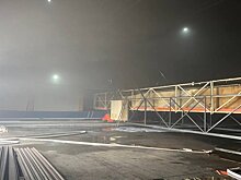 В Кузнецке загорелся цех по изготовлению поролона
