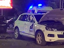На западе Волгограда столкнулись две иномарки