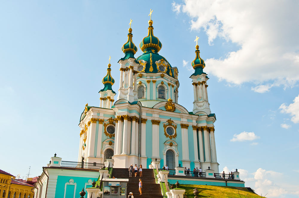 Андреевская церковь, Киев, Украина, Европа