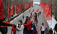 Активисты «Волонтерской роты» провели акцию на главной высоте России