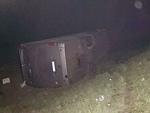 Автобус съехал в кювет под Красноярском