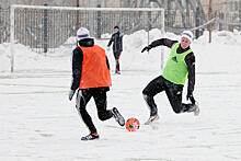 Настоящим футболистам мороз придает спортивного азарта
