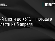 В Москве днём 3 апреля ожидается до +2 °C