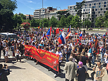 Шоу «Свет Великой Победы» сняли с беспилотника