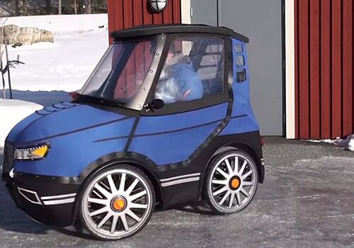 В Швеции собрали велоэлектромобиль