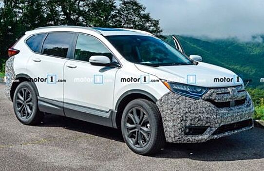 Новый Honda CR-V впервые попался фотошпионам