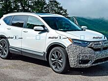 Новый Honda CR-V впервые попался фотошпионам