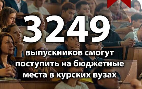 Более трёх тысяч выпускников смогут поступить в этом году на бюджет