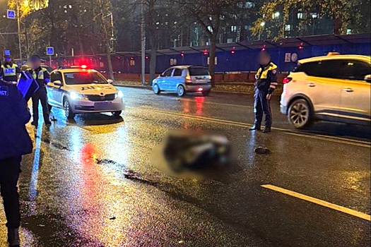 В Москве пьяный водитель поджег свою машину после смертельного ДТП