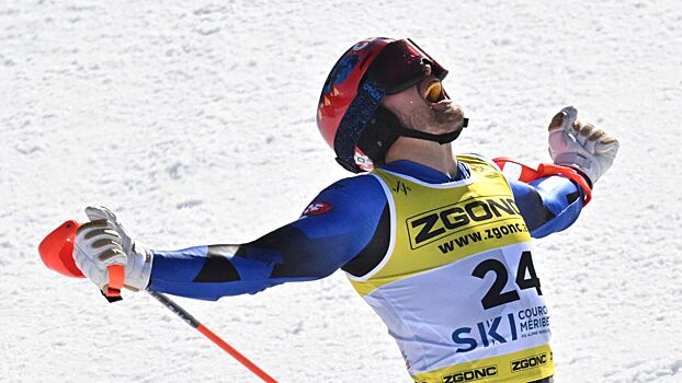 Грек Гиннис завоевал первую в истории своей страны медаль ЧМ по горнолыжному спорту