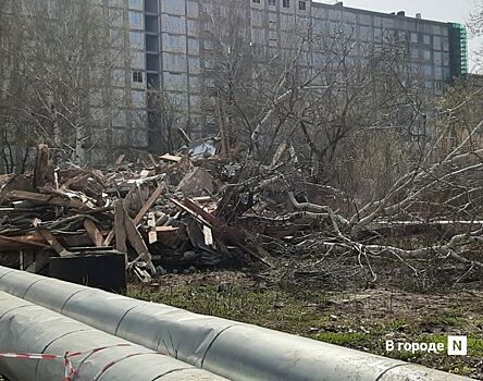 Еще один дом снесли в центре Нижнего Новгорода для строительства метро