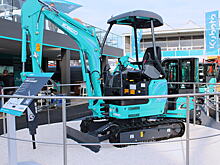 Kobelco представила прототип электрического мини-экскаватора