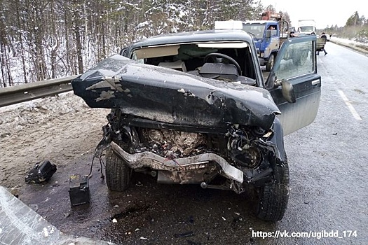 В лобовом ДТП на трассе М5 "Урал" погиб мужчина