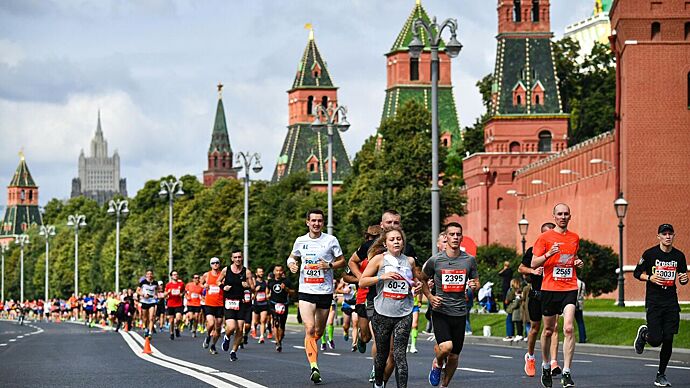 Более 20 тыс. бегунов выйдут на старт Московского полумарафона