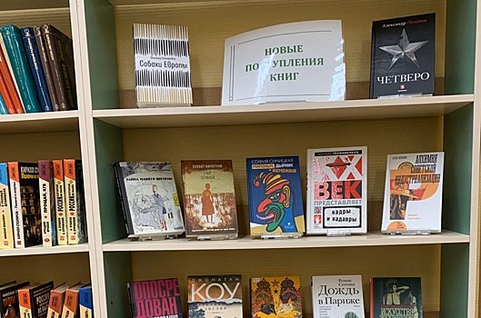 В библиотеку №58 на Тайнинской поступило более 200 книжных новинок детских и взрослых произведений