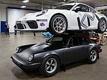 Американцы поставили на крышу Porsche 911 ещё один «Порше»