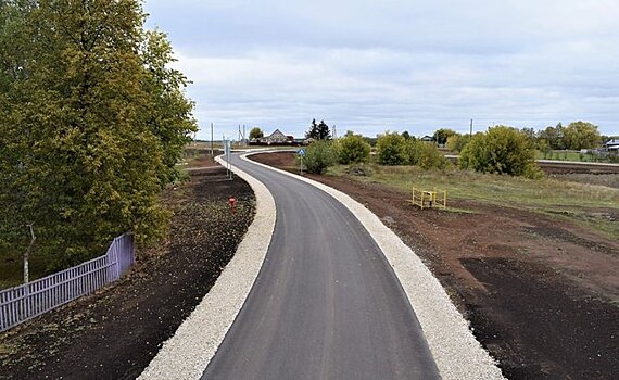 В Татарстане отремонтировали самый протяженный участок дороги по нацпроекту