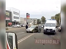 В Благовещенске произошло серьёзное ДТП: пострадали два человека