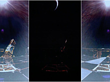 Лунный аппарат Firefly заснял земное затмение