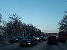 Самая длинная пробка на неделе в Нижнем Новгороде составила почти 6 км