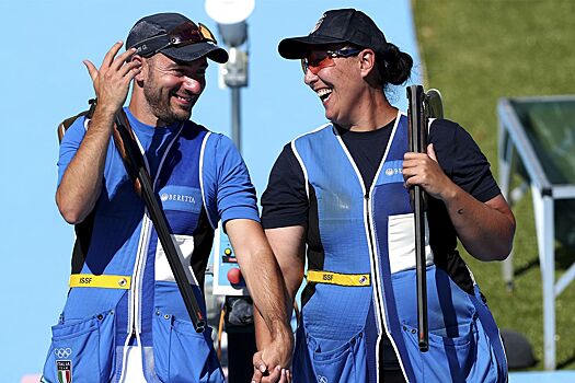 Итальянские стрелки выиграли золото ОИ в миксте в дисциплине скит