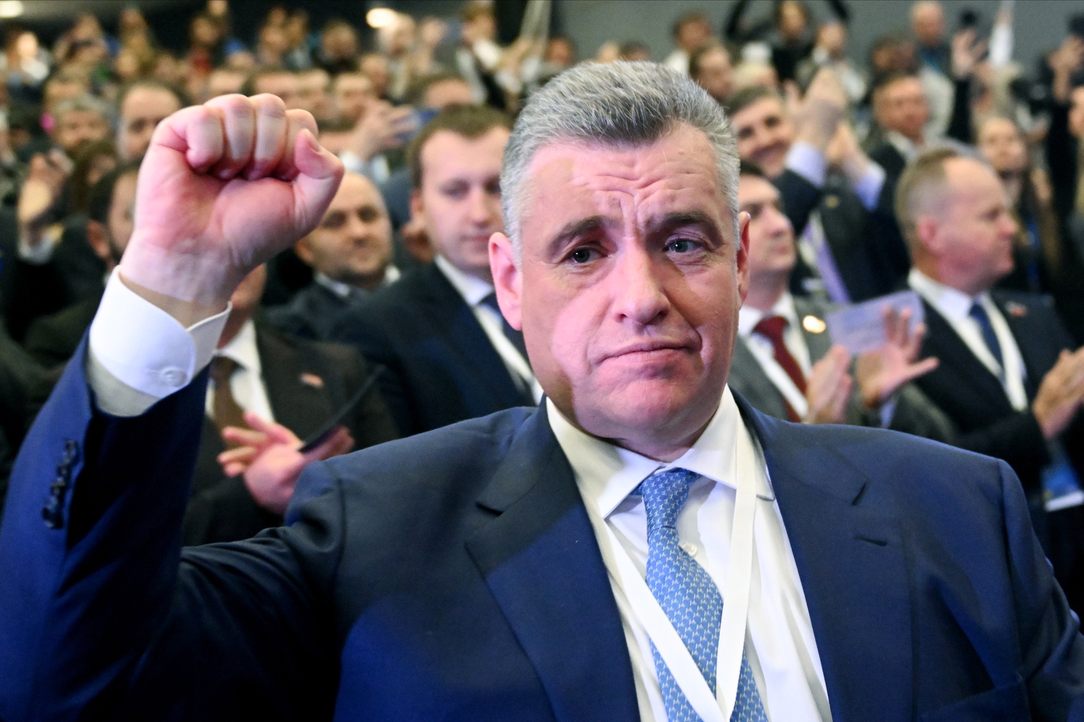 Слуцкий на "маевке" заявил, что россиян объединяет дух победы