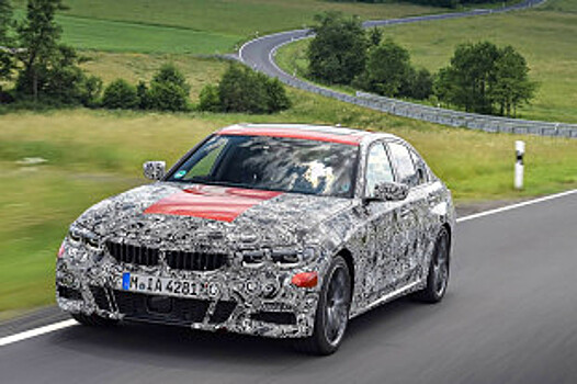 BMW 3 серии G20 проходит интенсивное тестирование на северной петле гоночной трассы «Нюрбургринг»