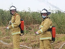 В Ростове прошла тренировка по ликвидации природных пожаров
