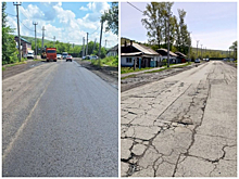 Власти Новокузнецка пожаловались на порчу отремонтированной дороги большегрузами