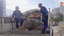 Видео: специалисты центра "Лидер" обезвредили бомбу весом более 1 тыс. кг