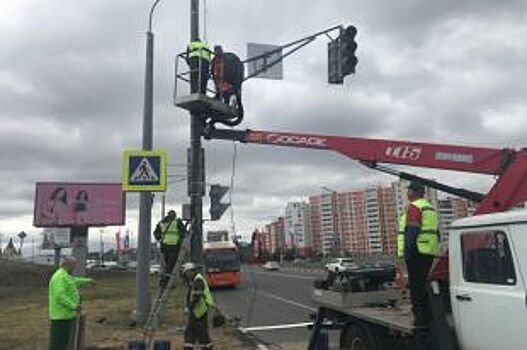 Светофор установили на улице Карла Маркса в Нижнем Новгороде
