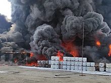 В Дзержинске загорелся склад на площади 4 тысячи "квадратов"