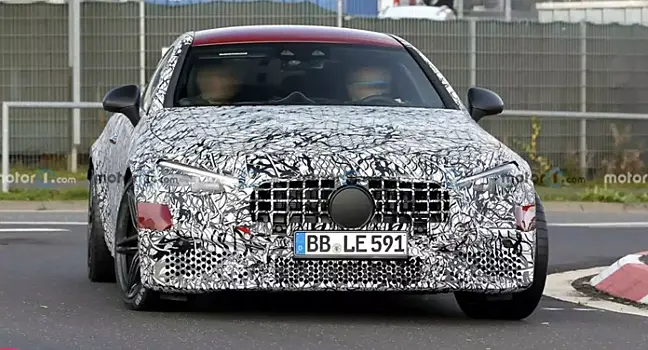 Заряженная версия нового купе Mercedes-AMG вышла на тесты