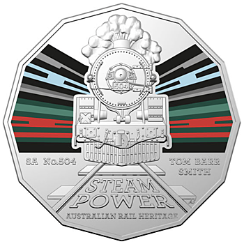 Локомотив «Том Барр Смит» на 50 центах