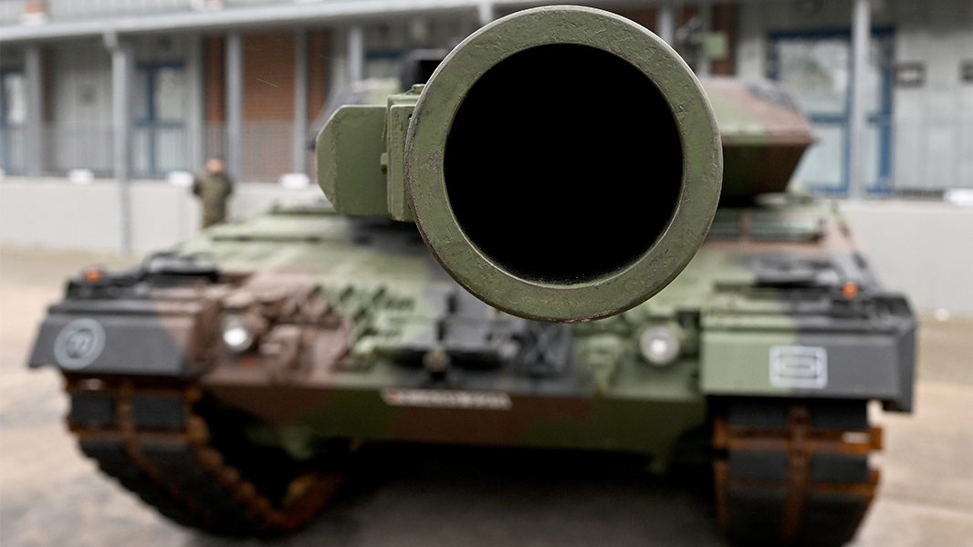 Эвакуация трофейного танка Leopard попала на видео