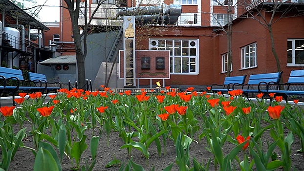 В МТЗ ТРАНСМАШ зажгли Вечный огонь в память о рабочих, не вернувшихся с войны
