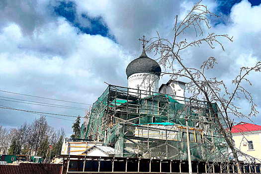 Восстановление уникального храма XVI века в Пскове близится к завершению