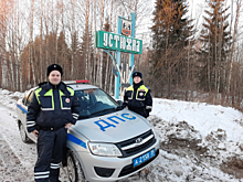 В Вологодской области водитель поблагодарил инспекторов ДПС за оказанную помощь и доставление в больницу