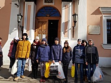 Восьмиклассники приняли участие в благотворительной акции