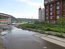 Аварийная ситуация в микрорайоне Прибрежный Томска