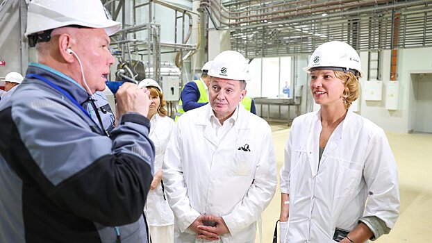 Оксана Лут посетила комплекс «НьюБио» по глубокой переработке кукурузы на территории Волгоградской области