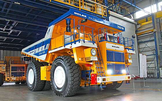 Инновационный гигант: БЕЛАЗ с битопливным двигателем!