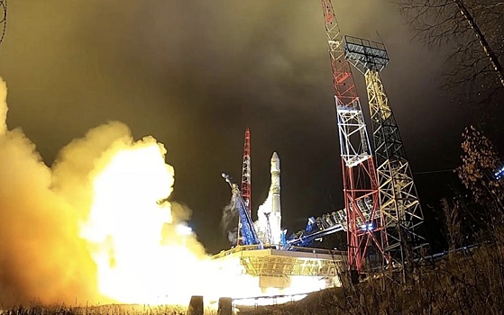 Ракету «Союз-2.1в» со спутником запустили с космодрома Плесецк