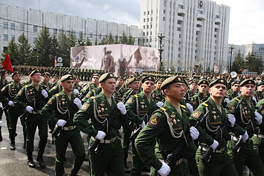 В Хабаровске прошел главный парад Победы на Дальнем Востоке