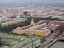 Главный колокол Исаакиевского собора подняли на звонницу