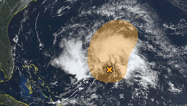 В Атлантике формируется шторм «Андреа»