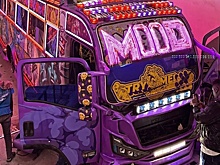 На маршрутку сына президента Кении нанесли изображение Криштиану Роналду