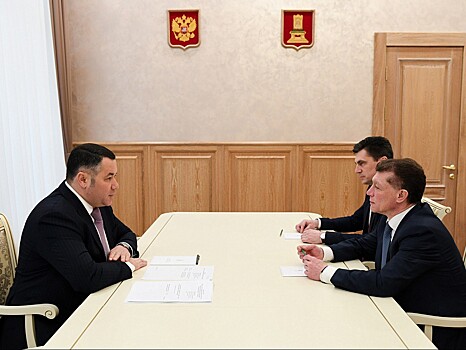 Игорь Руденя встретился с председателем правления Пенсионного фонда РФ Максимом Топилиным
