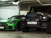 Фото дня: пара дорогих «Мерседесов» на подземной парковке