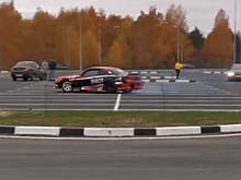 Видео дня: на парковке на Бору появилась своя «Формула-1»